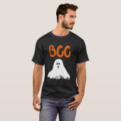 Gruseliger Halloween Boo Geist T-Shirt (Vorne ganz)