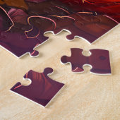 Gruseliger Halloween Cavalier King Vampir-Kürbis Puzzle (Seite)