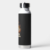 Gruseliger Halloween-Charme-Katze Trinkflasche (Links)