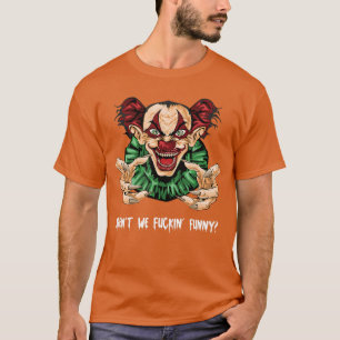 Gruseliger Halloween-Clown-Meme Gruseliger Horror- T-Shirt