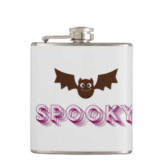 Gruseliger Halloween [Design Name] individueller H Flachmann