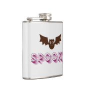 Gruseliger Halloween [Design Name] individueller H Flachmann (Rechts)
