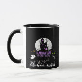 Gruseliger Halloween-Ess-Trink-Und-Sei-Grausam-Kla Tasse (Links)