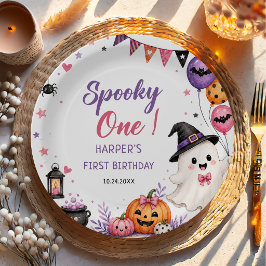 Gruseliger Halloween-Geburtstag Pappteller