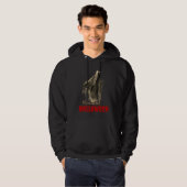 Gruseliger Halloween-Geist Herren Pullover Hoodie (Vorne ganz)