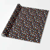 Gruseliger Halloween  Geschenkpapier (Ungerollt)