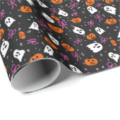 Gruseliger Halloween  Geschenkpapier (Rolleneckpunkt)