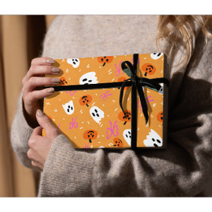 Gruseliger Halloween Geschenkpapier