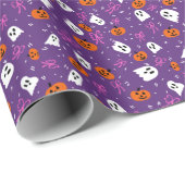 Gruseliger Halloween  Geschenkpapier (Rolleneckpunkt)