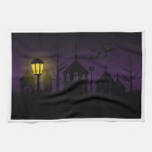 Gruseliger Halloween  Geschirrtuch (Horizontal)