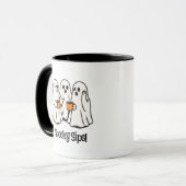 Gruseliger Halloween-Ghost-Mug Tasse (Vorderseite Links)