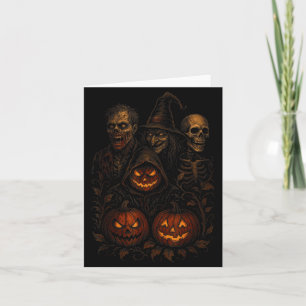 Gruseliger Halloween Gruseliger Kürbis Gruselige H Karte