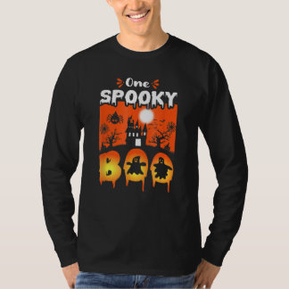 Gruseliger Halloween-Hexen-Turm Damen Nacht T-Shirt