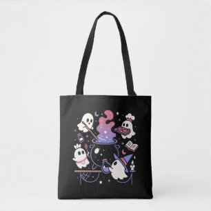 Gruseliger Halloween-Hexengeist-Kessel Tasche