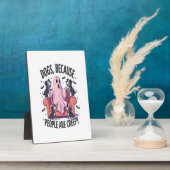 Gruseliger Halloween-Hund Gruseliger Geist (2) Fotoplatte (Seite)