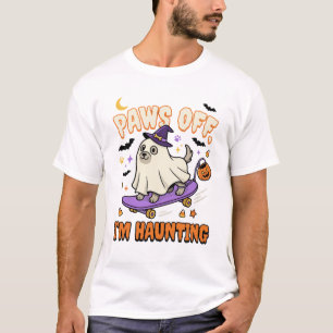 Gruseliger Halloween-Hund-Skate-Ride T-Shirt