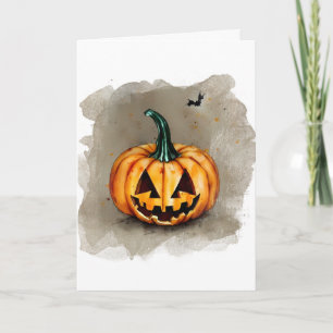 Gruseliger Halloween Karte