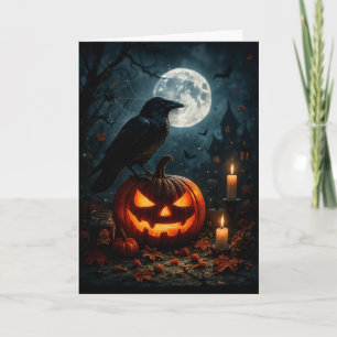 Gruseliger Halloween Karte
