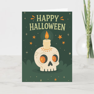 Gruseliger Halloween Karte
