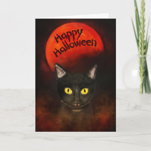Gruseliger Halloween Karte