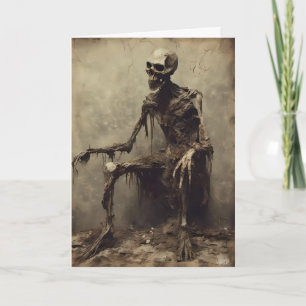 Gruseliger Halloween Karte