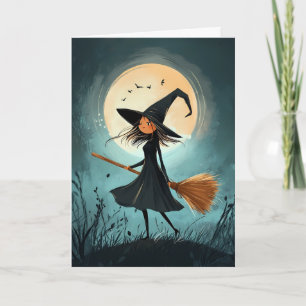 Gruseliger Halloween Karte