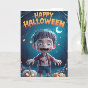 Gruseliger Halloween Karte