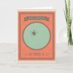 Gruseliger Halloween Karte