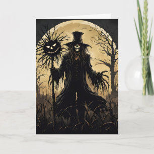 Gruseliger Halloween Karte