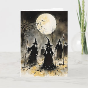 Gruseliger Halloween Karte