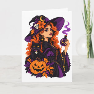 Gruseliger Halloween Karte