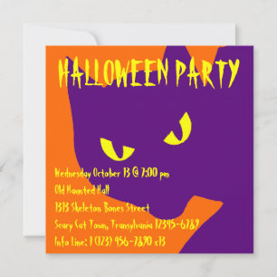 Gruseliger Halloween Kitz Katze