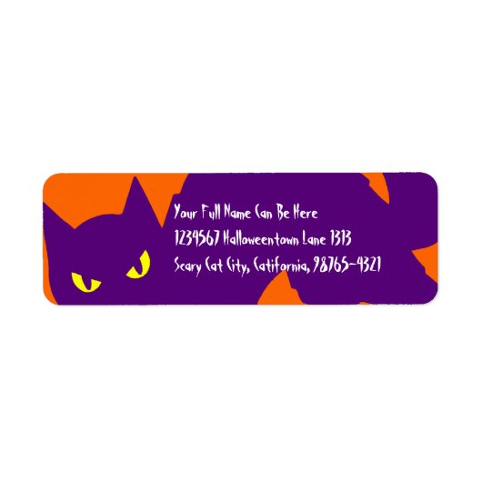 Gruseliger Halloween Kitz Katze (Vorne)