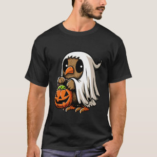 Gruseliger Halloween Kiwi Vogel Geist Gruseliger S T-Shirt