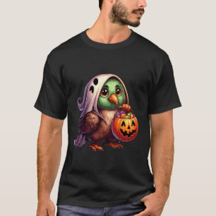 Gruseliger Halloween Kiwi Vogel Geist Gruseliger S T-Shirt