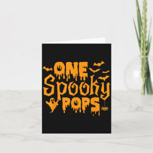 Gruseliger Halloween-Kostüm-Ein-Spooky-Pops Karte