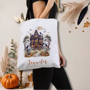 Gruseliger Halloween Manor Tasche