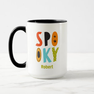 Gruseliger Halloween-Name personalisiert Tasse