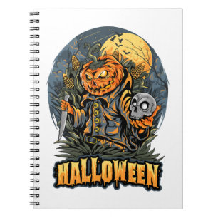 Gruseliger Halloween Notizblock