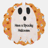Gruseliger Halloween Ornament Karte (Vorderseite)