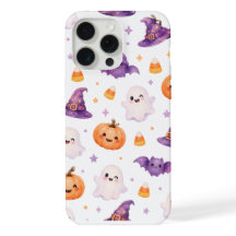 Gruseliger Halloween-Pastell-Geister-Muster iPhone