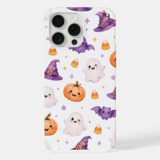 Gruseliger Halloween-Pastell-Geister-Muster iPhone 15 Pro Max Hülle