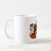 Gruseliger Halloween-Patchwork Kaffeetasse (Links)