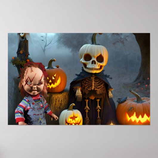 Gruseliger Halloween. Poster (Vorne)