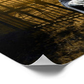 Gruseliger Halloween. Poster (Ecke)