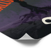 🎃👻Gruseliger Halloween Poster (Ecke)