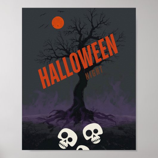 🎃👻Gruseliger Halloween Poster (Vorne)
