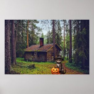 Gruseliger Halloween. Poster