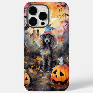 Gruseliger Halloween-Pudel mit Kürbissen Case-Mate iPhone 14 Pro Max Hülle