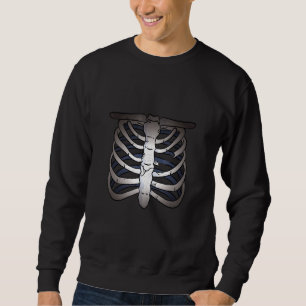 Gruseliger Halloween-Röntgen-Kostüm Gruselige Knoc Sweatshirt
